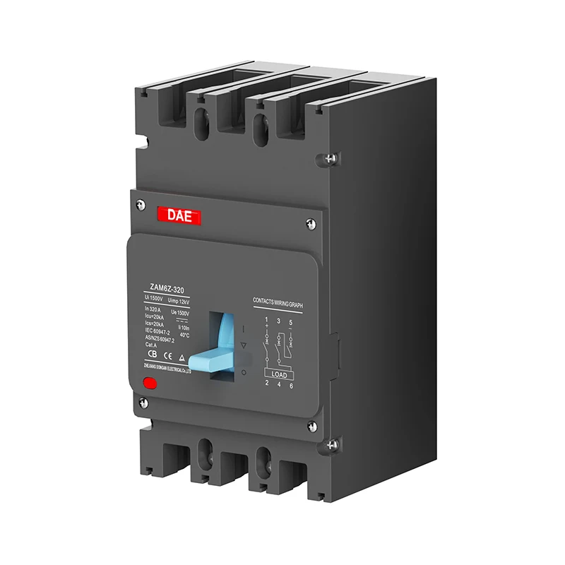 160A قاطع الدائرة DC500V MCCB MX24V