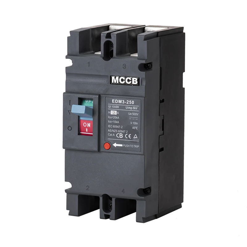250A قاطع الدائرة DC500V MCCB مع حاوية الكمبيوتر الشخصي