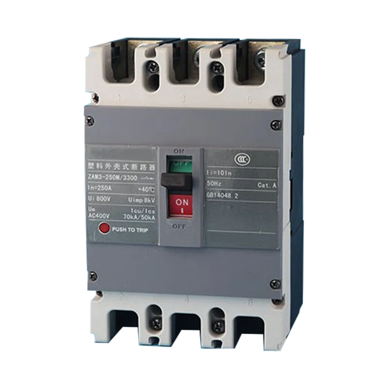 AC400V MCCB 250A 3 عمود