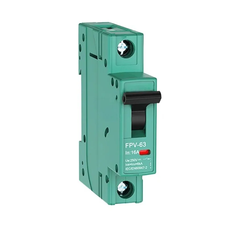 الطاقة الشمسية 1P DC MCB الحماة التكميلية