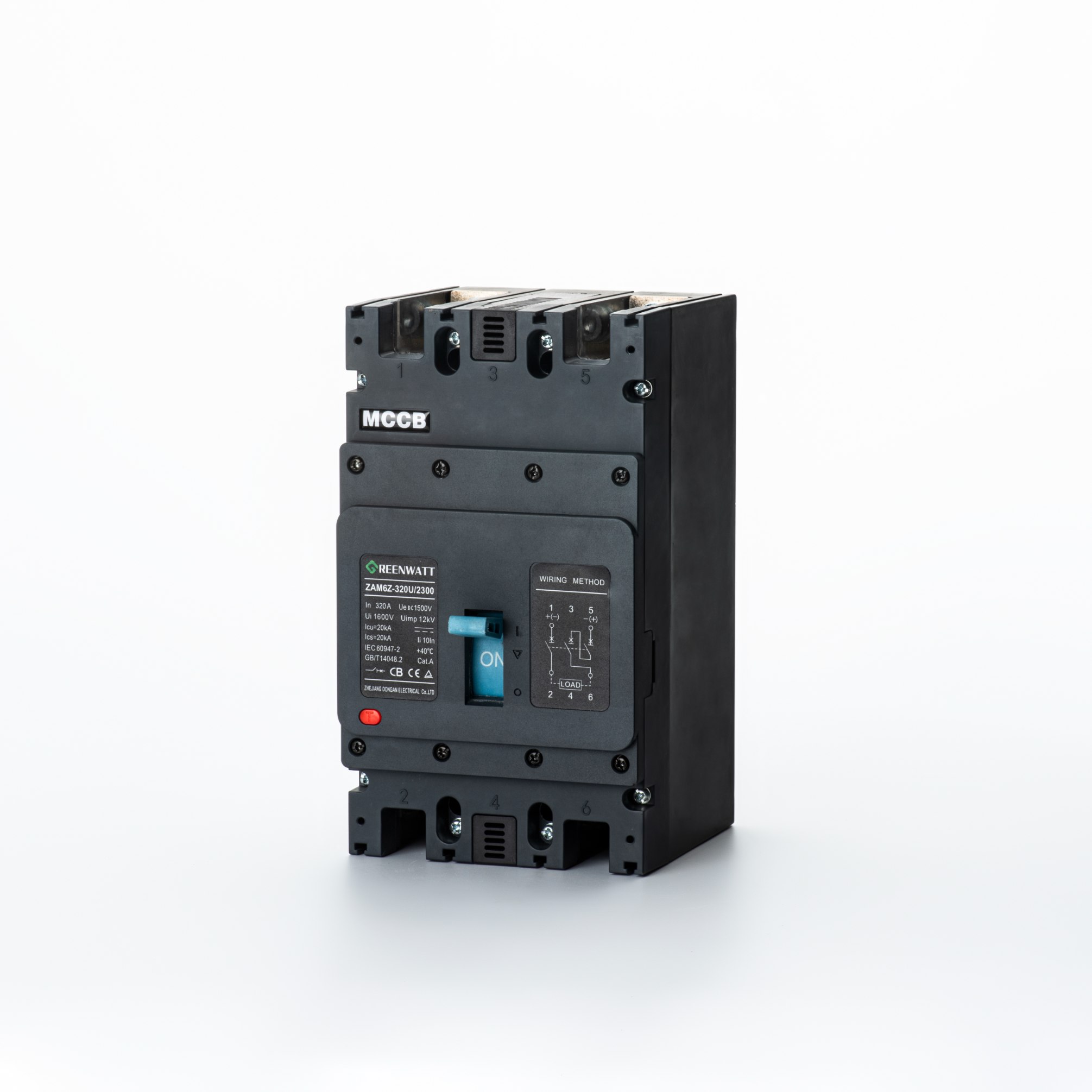سلسلة TSM2 MCCB | 1600A | 400V AC | الزائد/الدائرة القصيرة/الحماية من الأشعة فوق البنفسجية | IEC60947-2